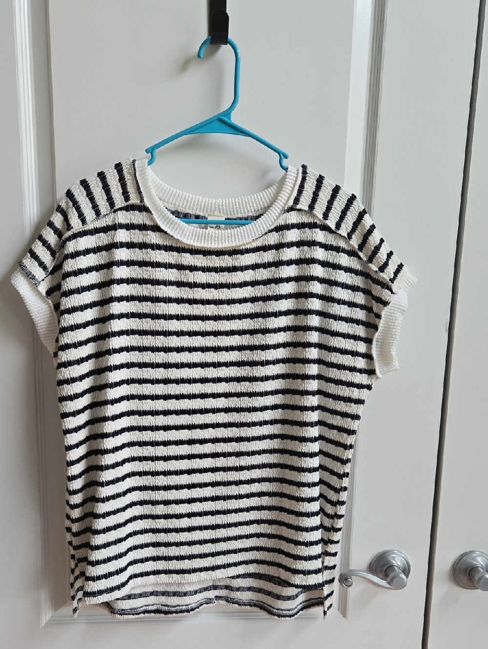 7th Ray Striped Knit Top